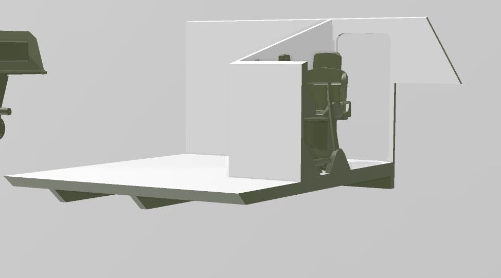 Marder Motor mit Getriebe und Motorraum