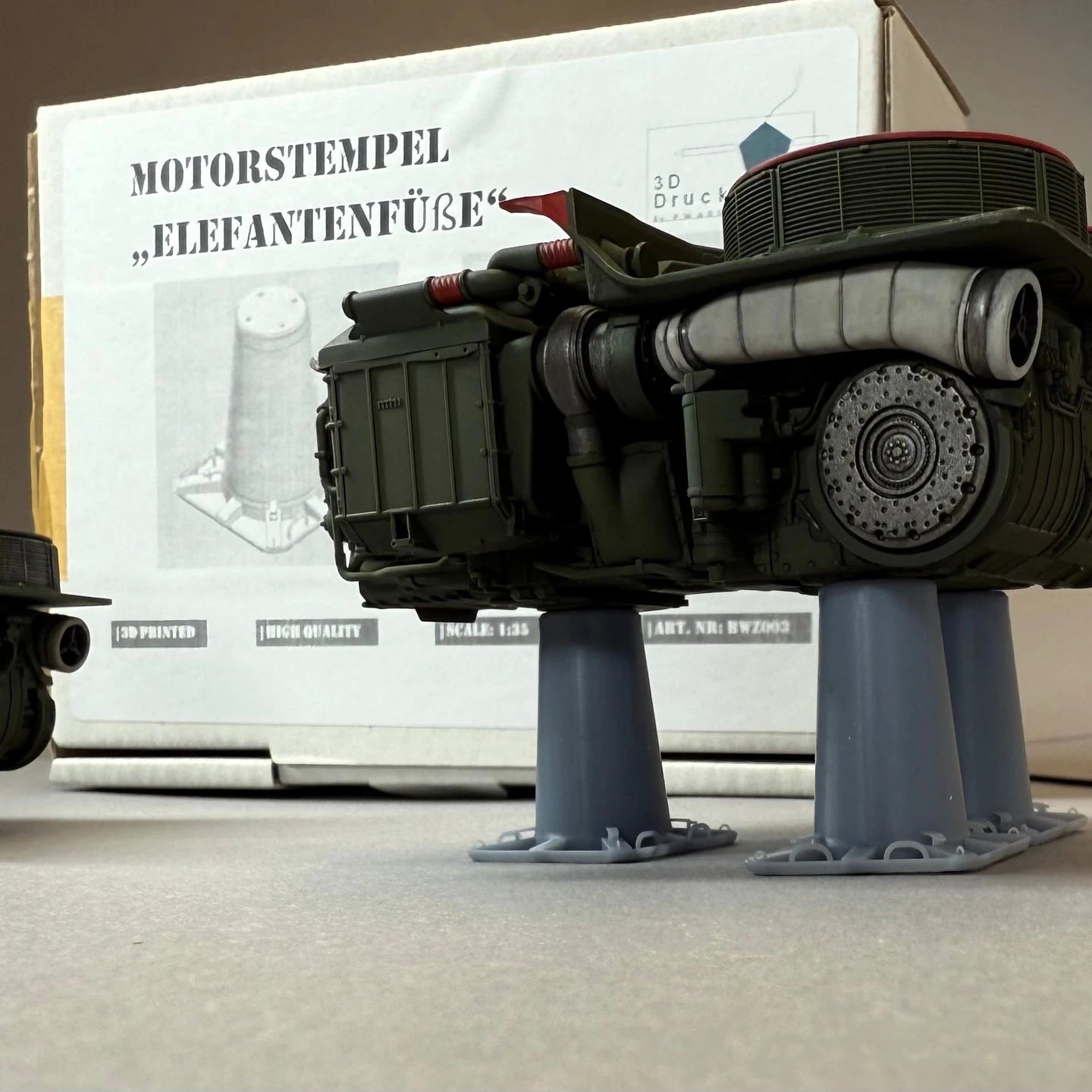Motorstempel "Elefantenfuß"