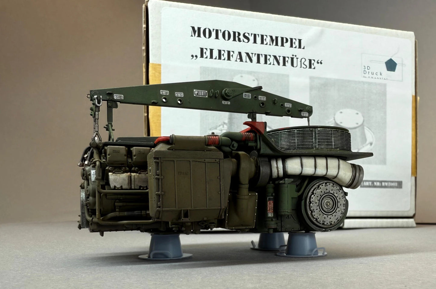 Motorstempel "Elefantenfuß"