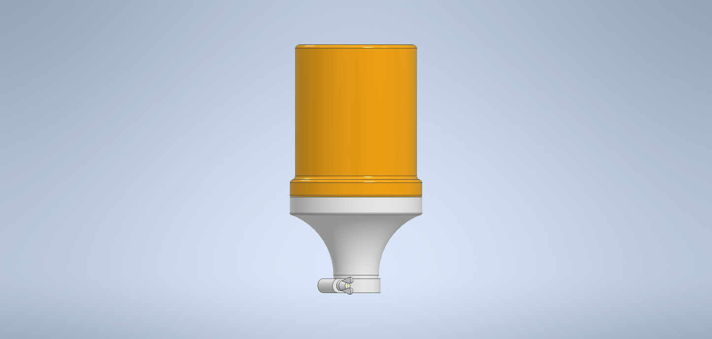 Rundumleuchte Bundeswehr Orange 2