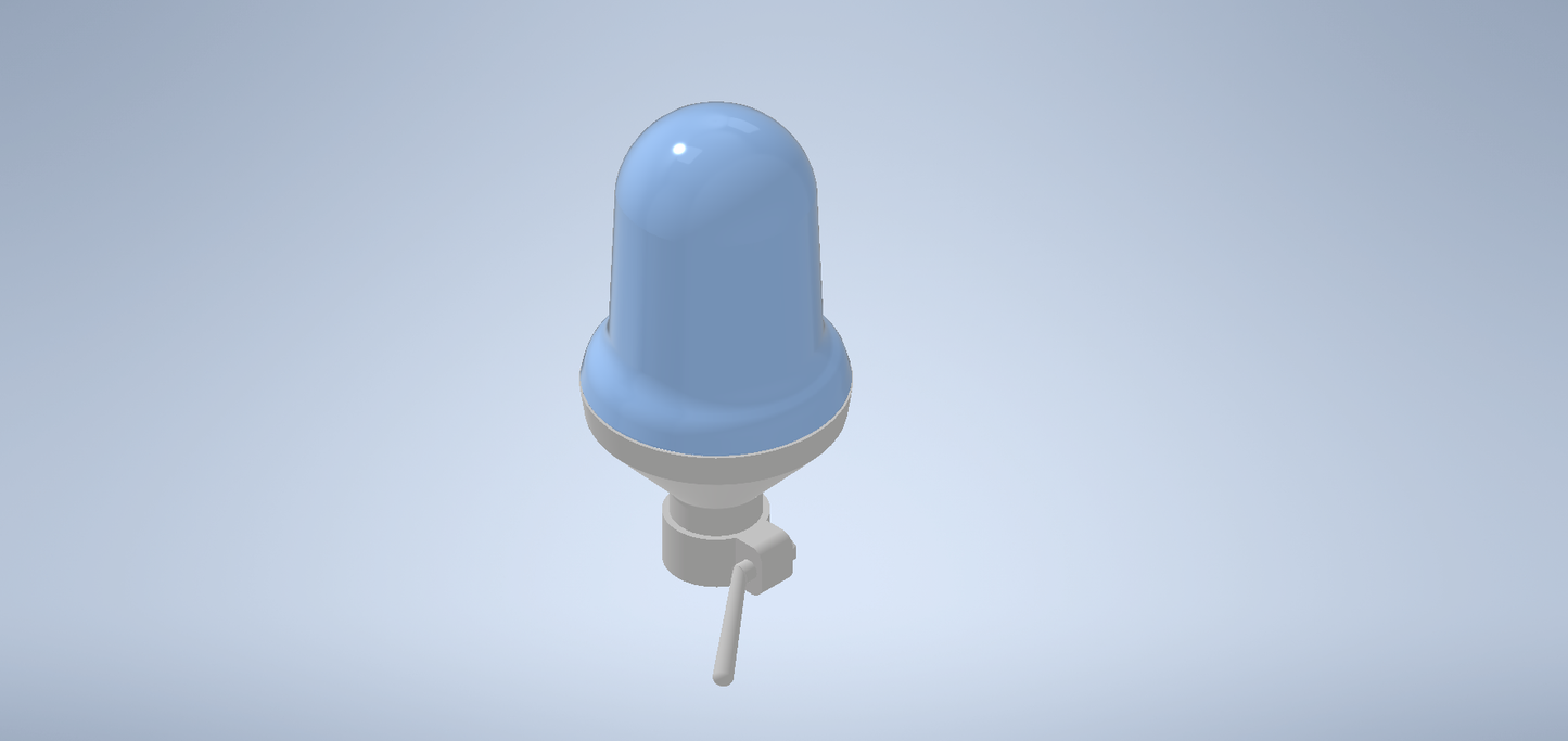 Rundumleuchte Bundeswehr Blau