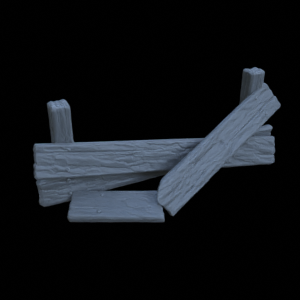 Holzbarriere