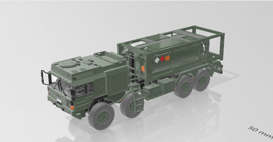 HX2 8x8 mit Ovalem Tank Container