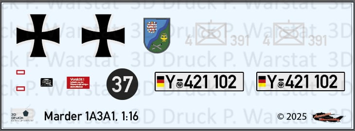 Decalbogen Marder 1A3A1