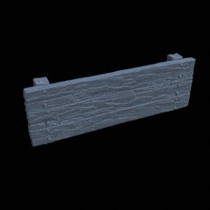 Holzbarriere